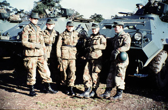 West German Bundesgrenzschutz (BGS) Splinter Camouflage (1957
